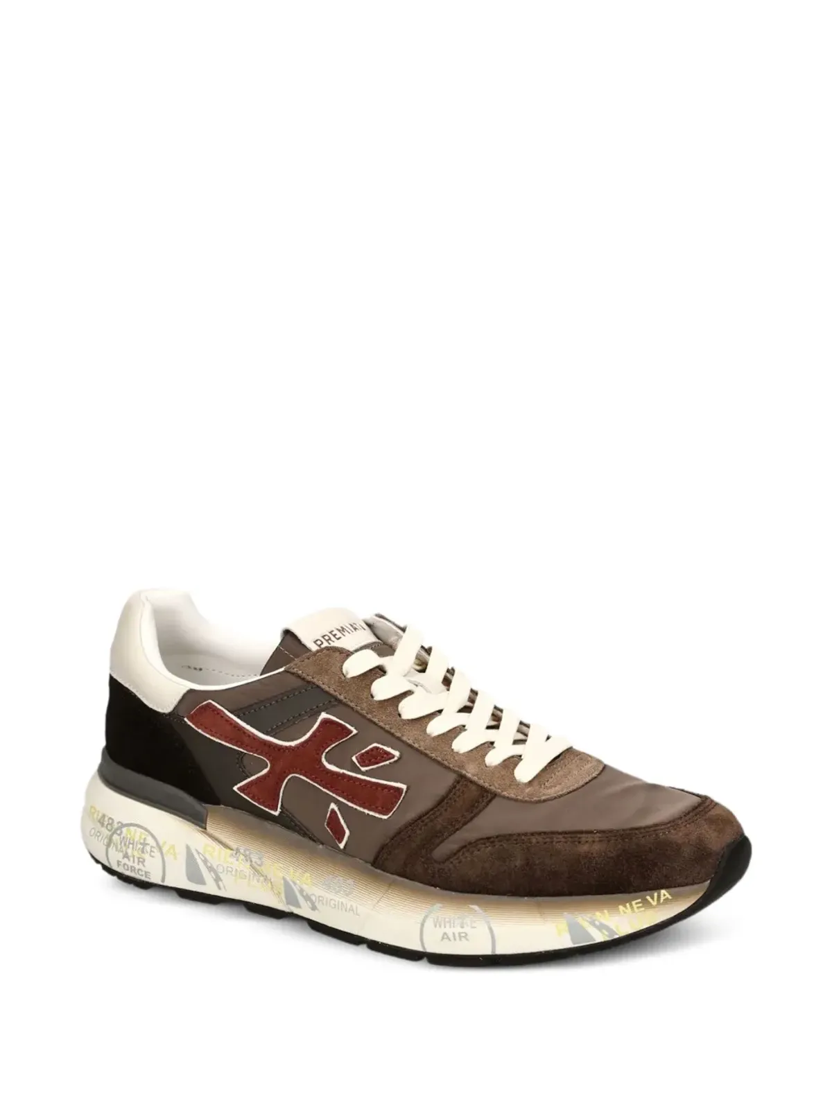 Premiata ミック7714 レースアップスニーカー - ブラウン - 画像2