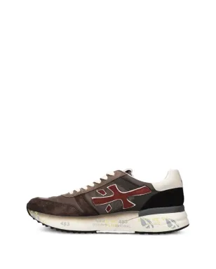 Premiata ミック7714 レースアップスニーカー - ブラウン - サムネイル3