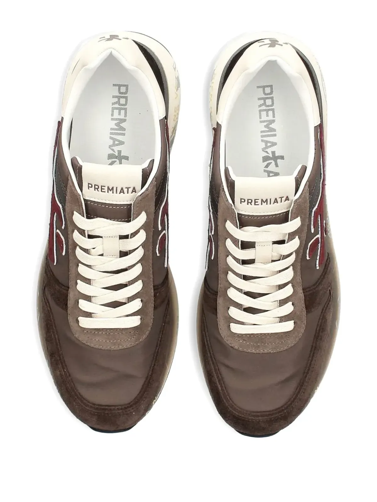 Premiata ミック7714 レースアップスニーカー - ブラウン - 画像4