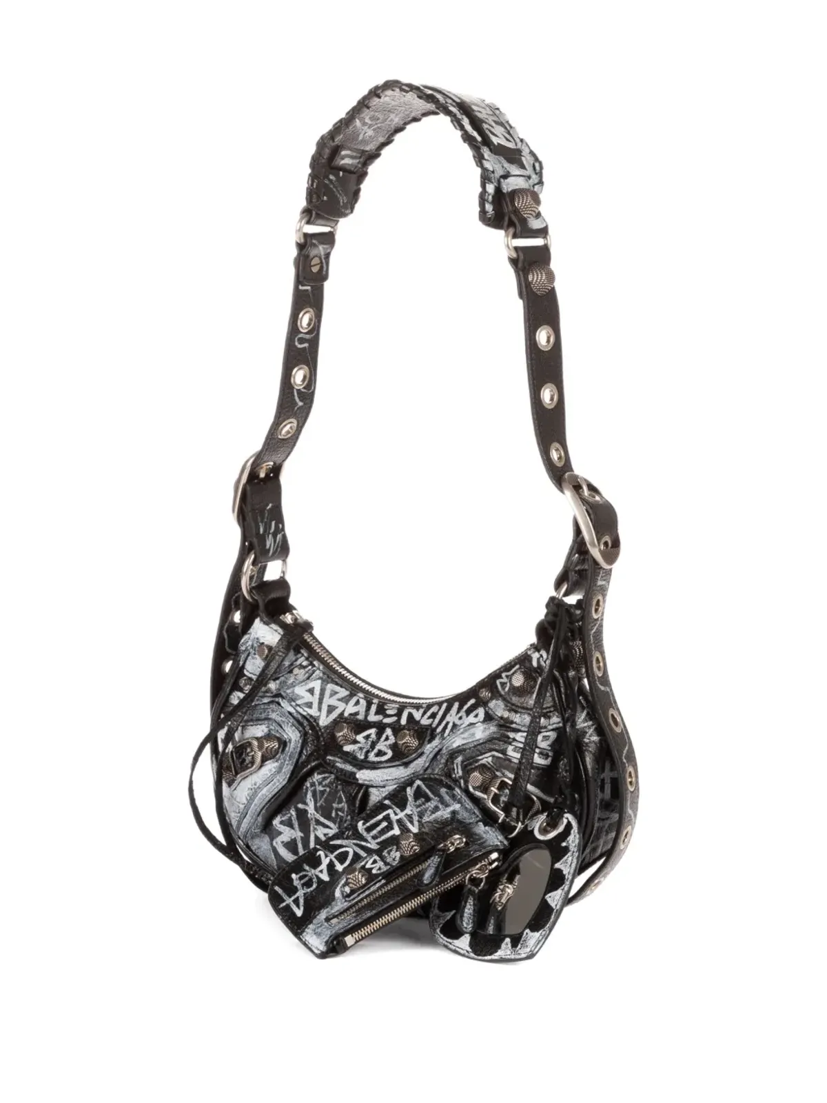 Balenciaga Pre-Owned グラフィティプリントショルダーバッグ - 画像2