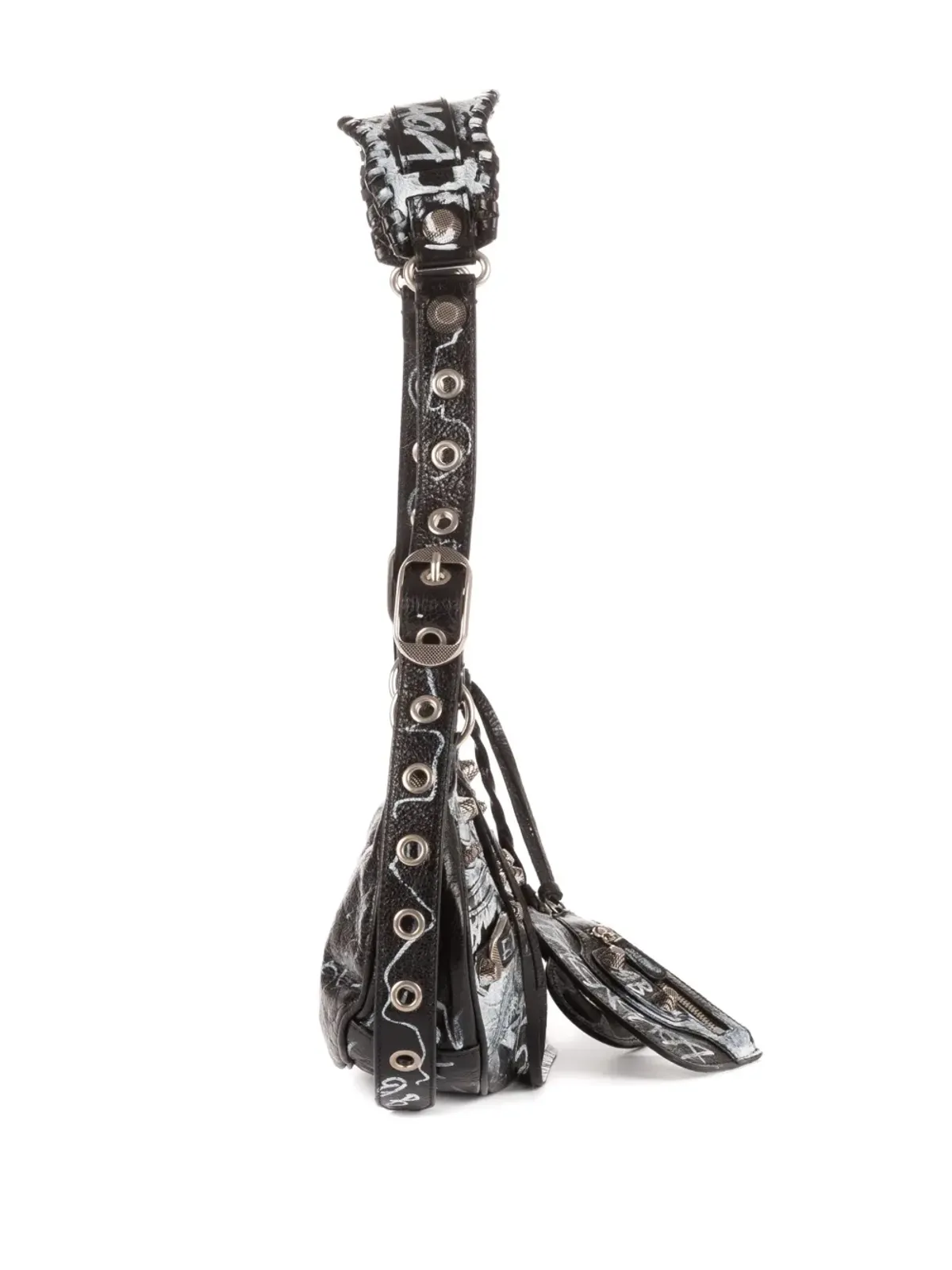 Balenciaga Pre-Owned グラフィティプリントショルダーバッグ - 画像4