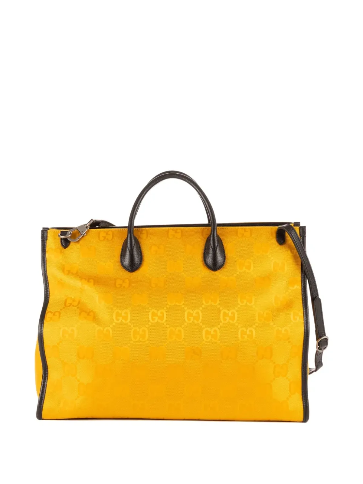Gucci Pre-Owned モノグラム柄トートバッグ（イエロー） - 画像2