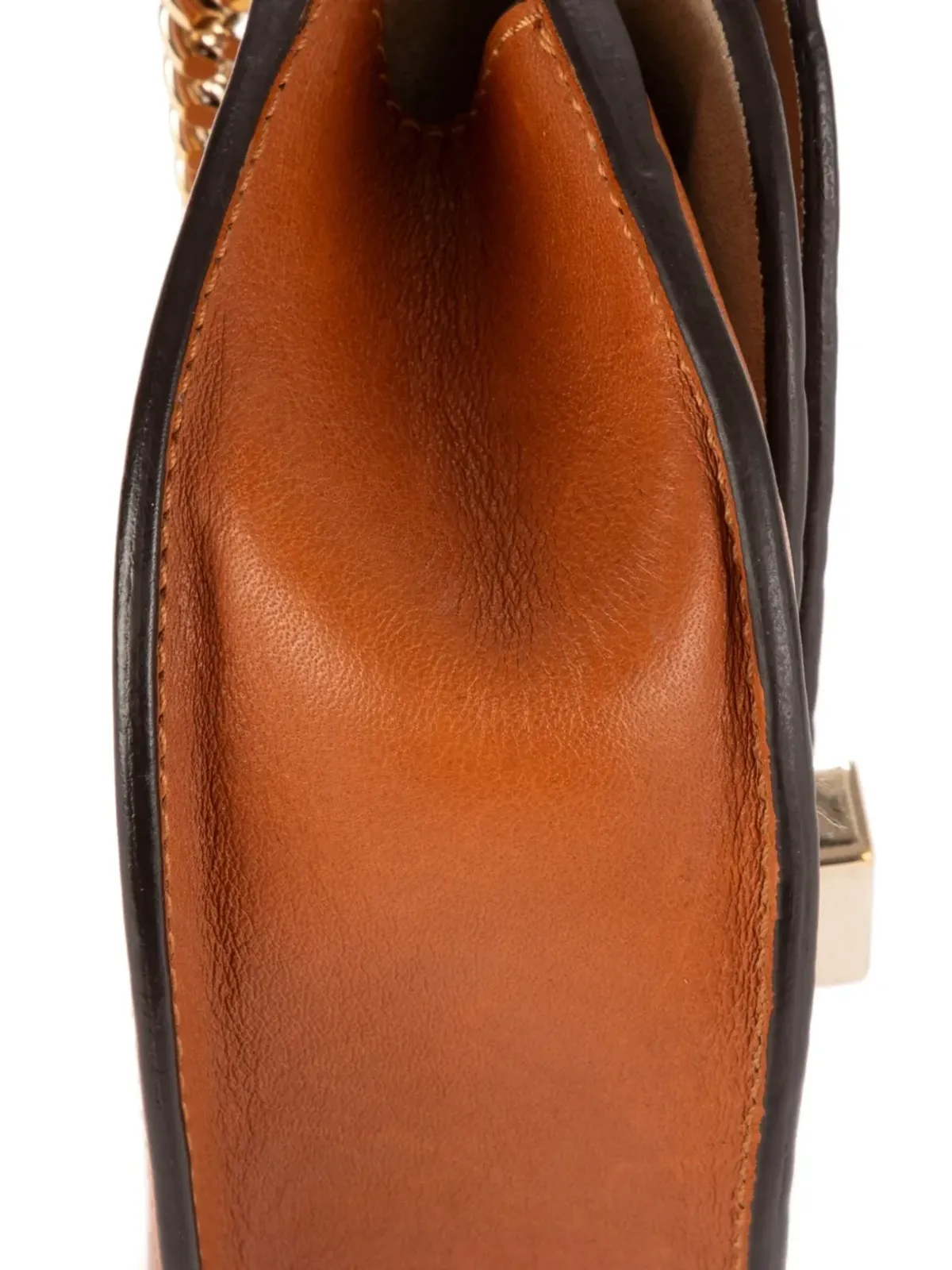Chloé Pre-Owned キルテッドショルダーバッグ ブラウン - 画像4