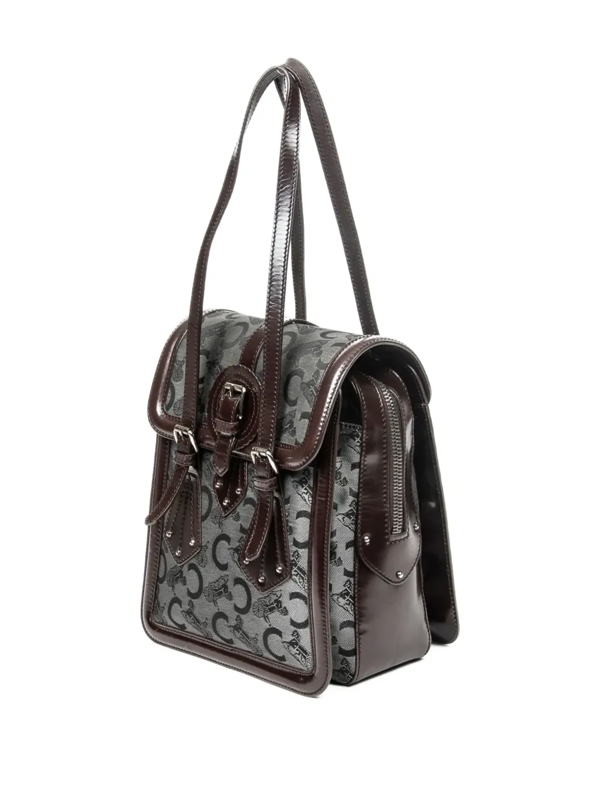 Celine Pre-Owned ロゴ柄のトートバッグ - 画像3