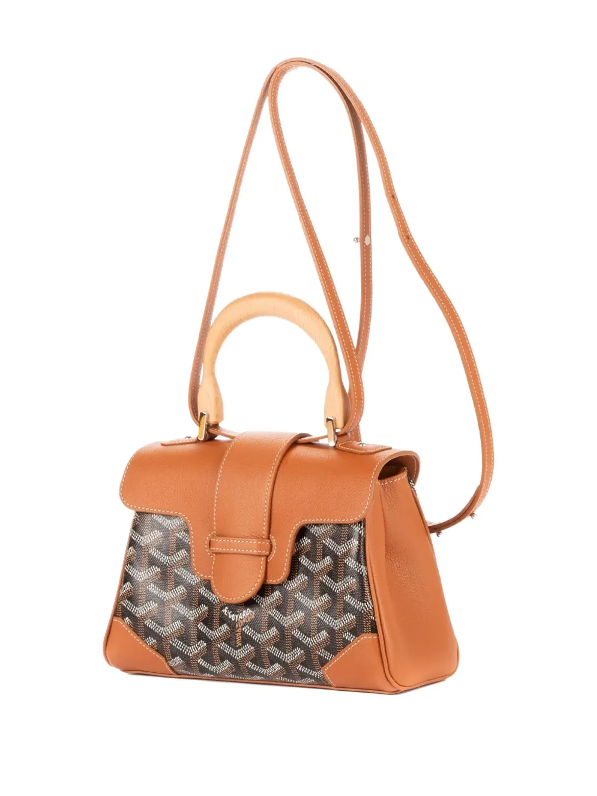 Goyard Pre-Owned レザー ショルダーバッグ - 画像3