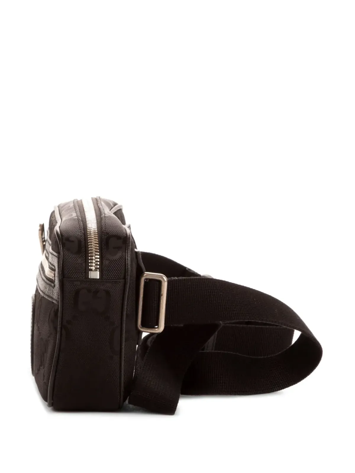Gucci Pre-Owned GGパターン ベルトバッグ ブラック - 画像5