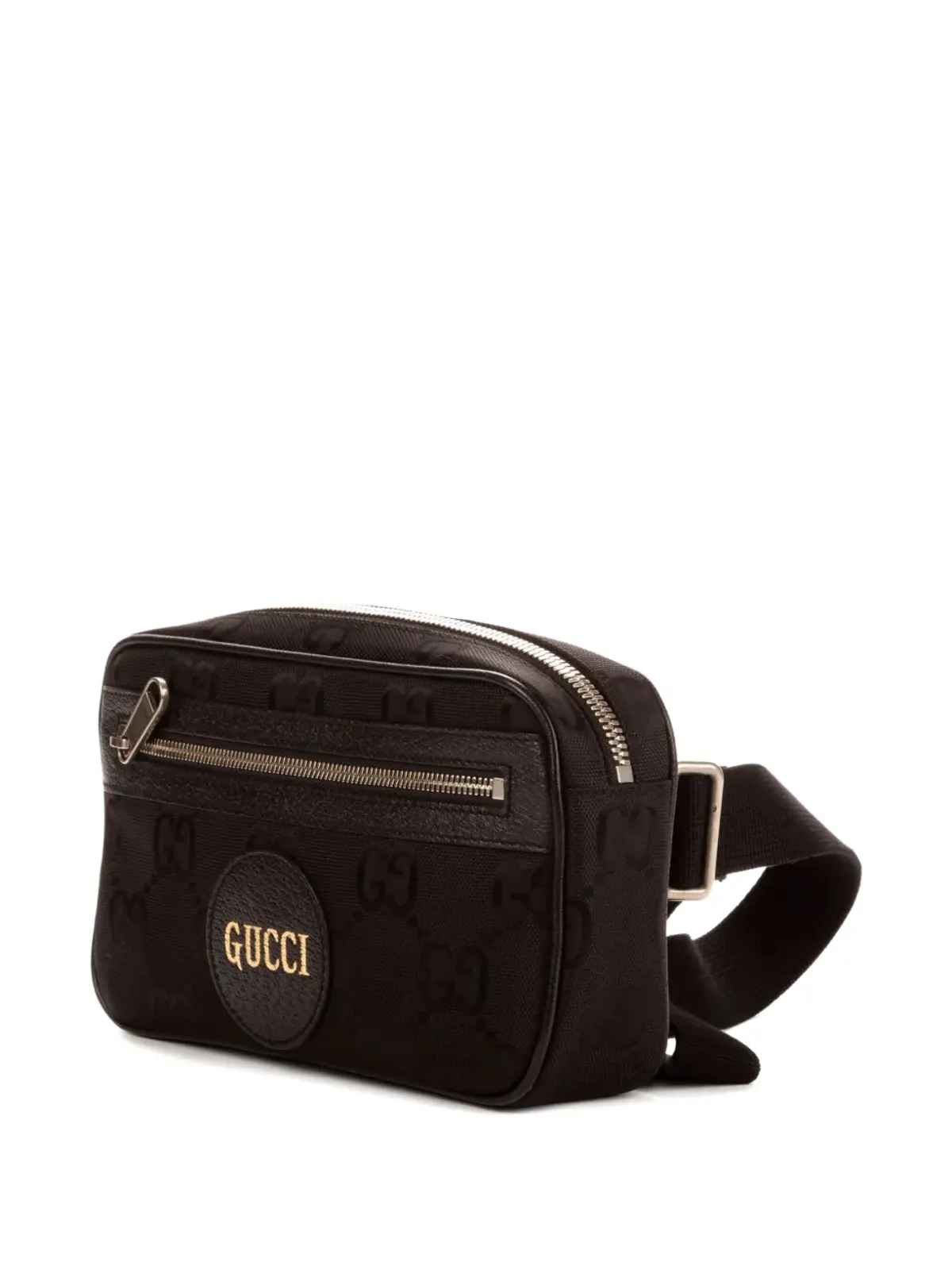 Gucci Pre-Owned GGパターン ベルトバッグ ブラック - 画像3