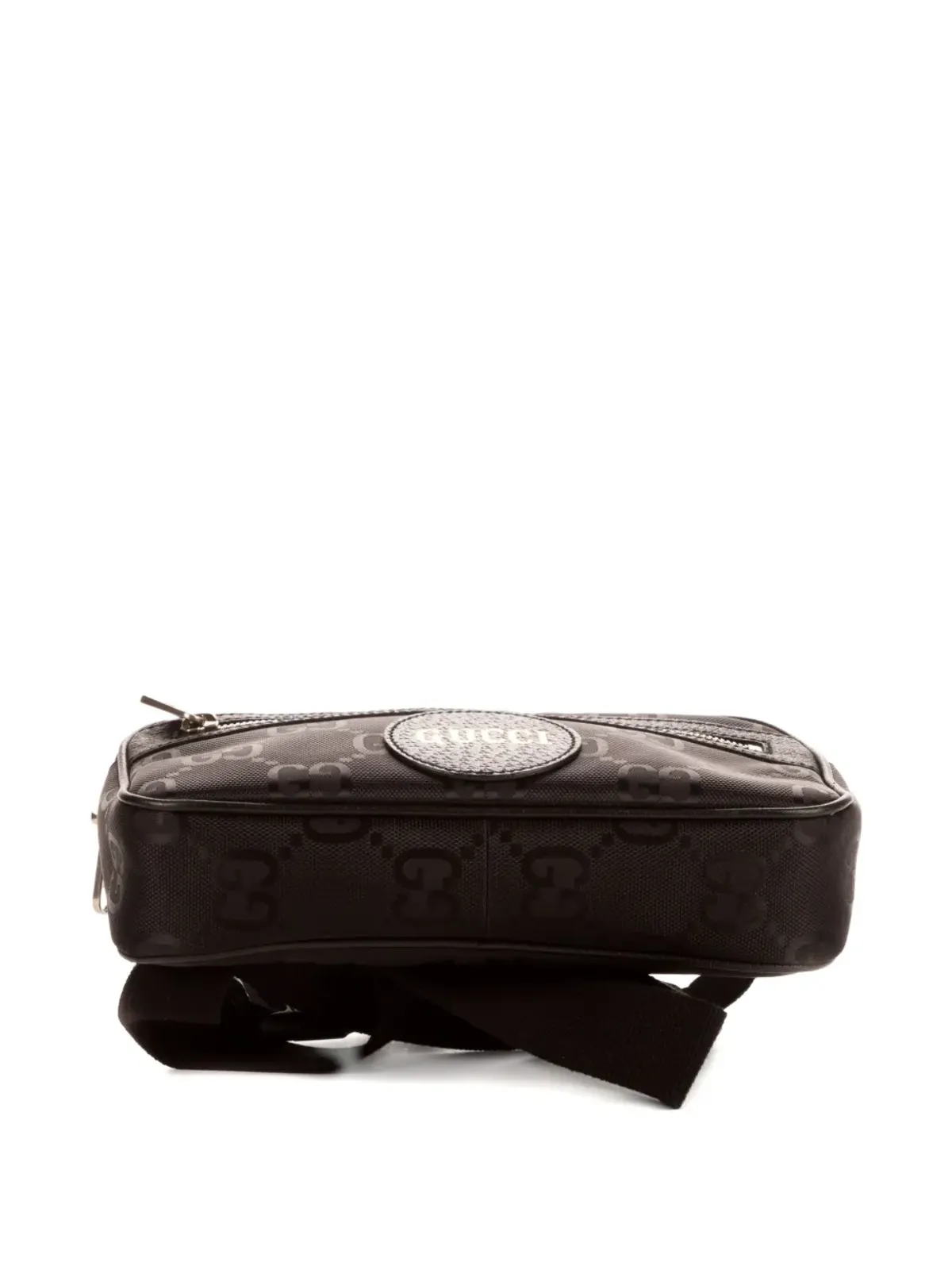 Gucci Pre-Owned GGパターン ベルトバッグ ブラック - 画像4