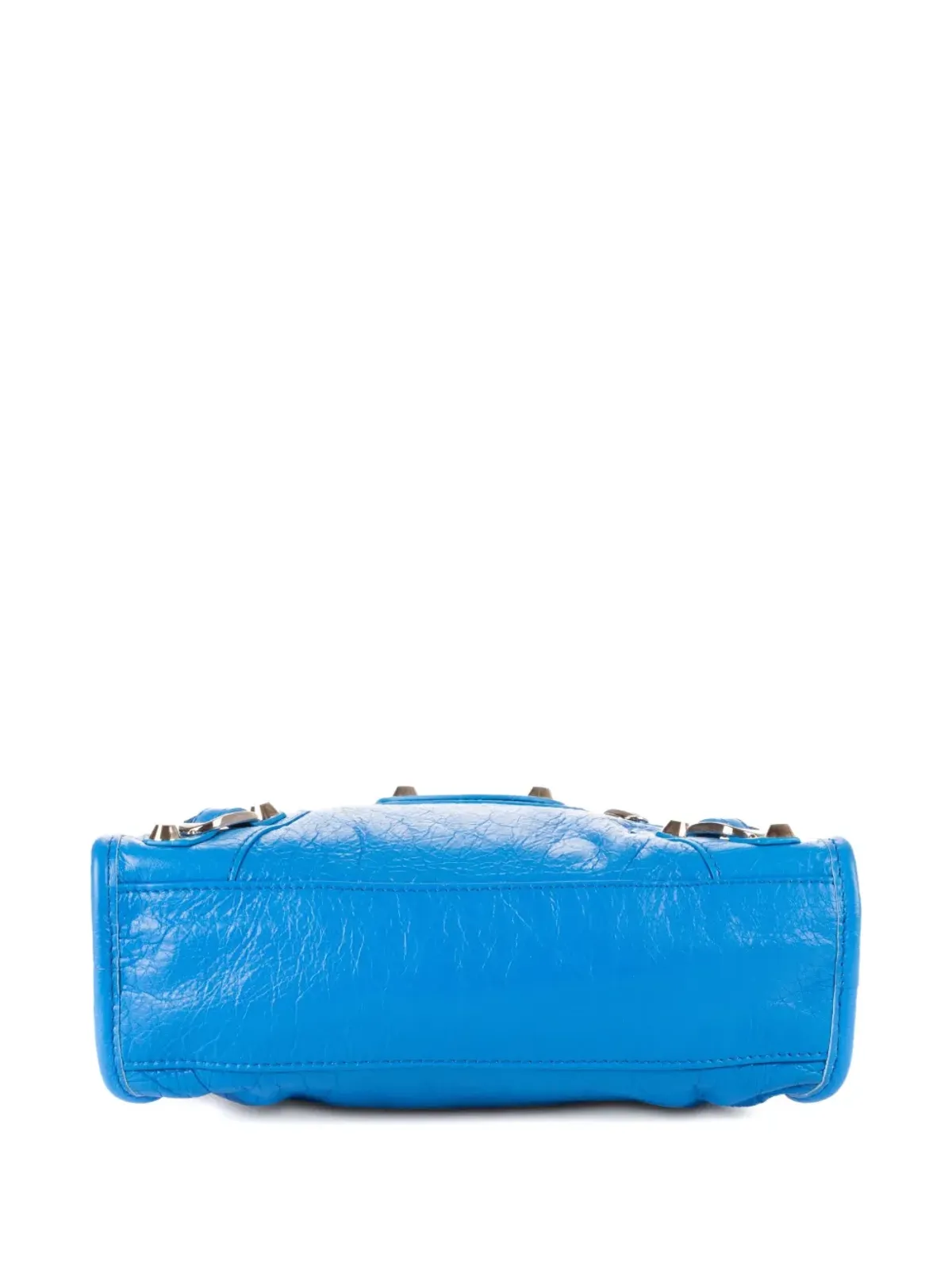 Balenciaga Pre-Owned スタッズ付きレザートートバッグ - ブルー - 画像2