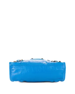 Balenciaga Pre-Owned スタッズ付きレザートートバッグ - ブルー - サムネイル2
