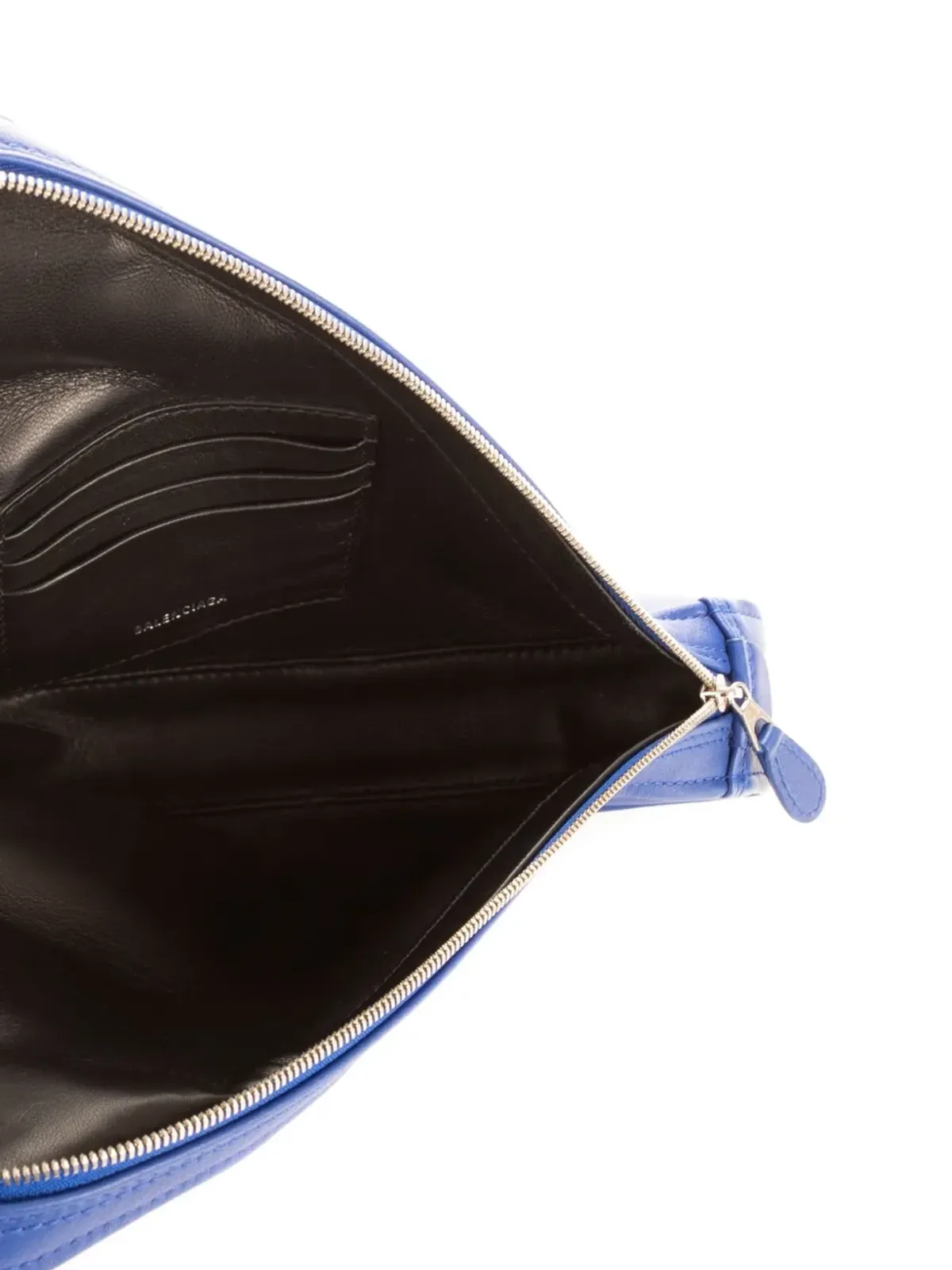 Balenciaga Pre-Owned 三角形クラッチバッグ ブルー - 画像4