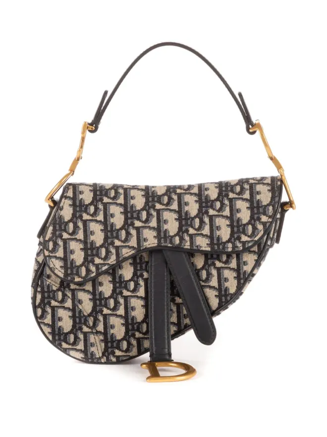 Christian Dior Pre-Owned Christian Dior Pre-Owned オブリークキャンバス サドルバッグの商品画像