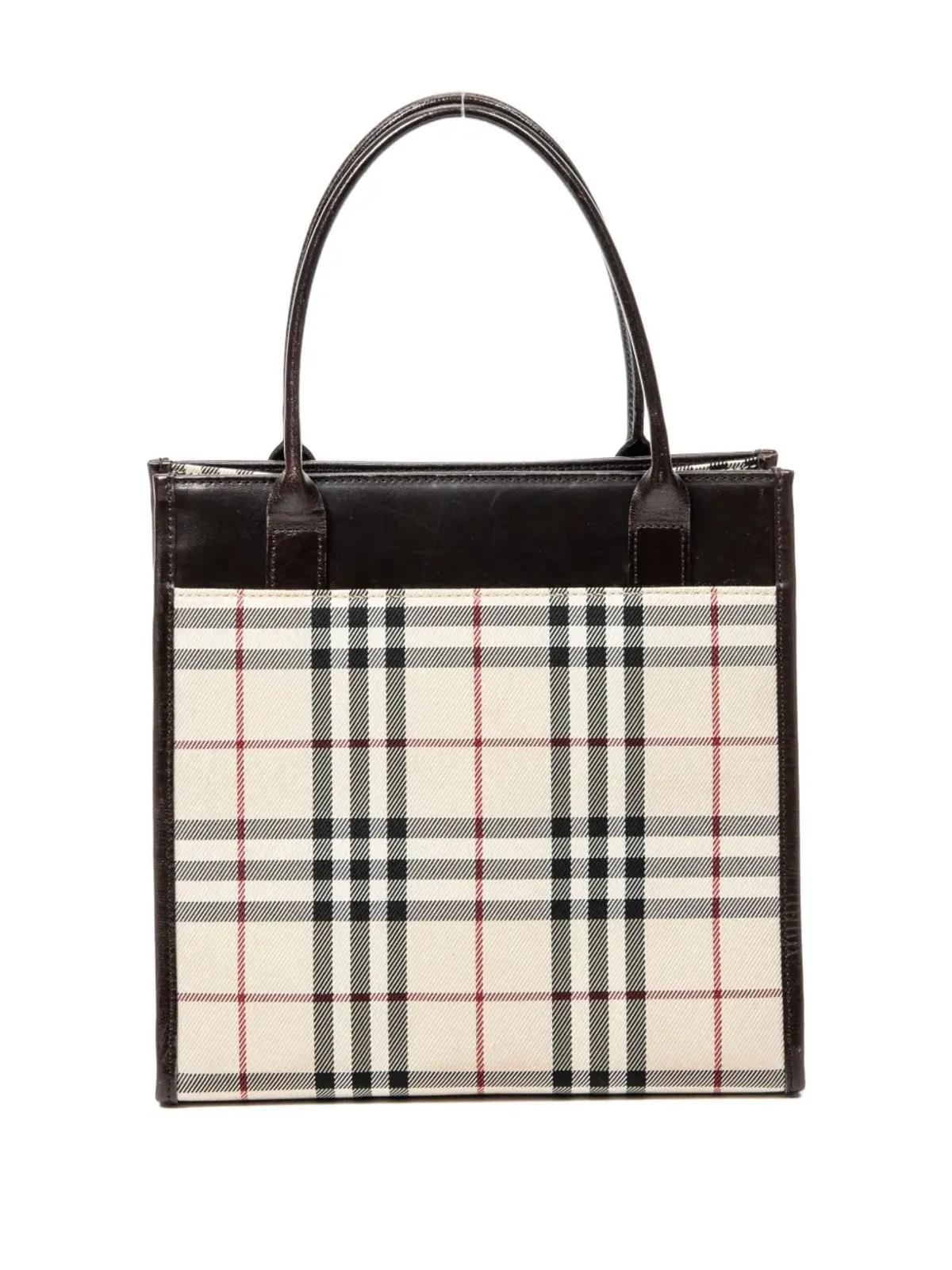 Burberry Pre-Owned ヴィンテージ チェック柄 トートバッグ - 画像2