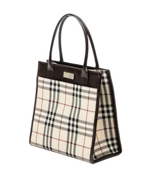 Burberry Pre-Owned ヴィンテージ チェック柄 トートバッグ - サムネイル3
