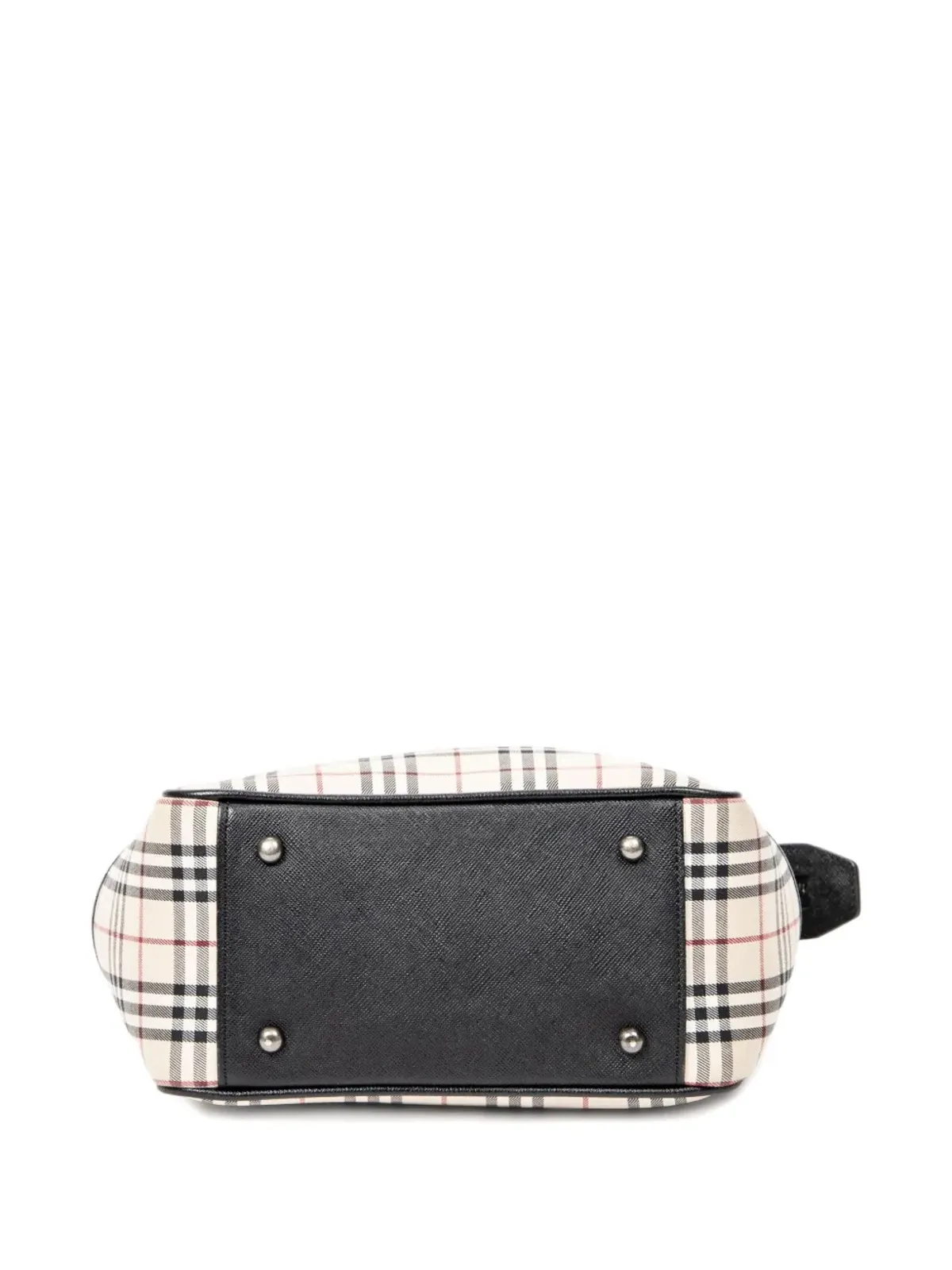 Burberry Pre-Owned 2000s チェック柄トップハンドバッグ - 画像3
