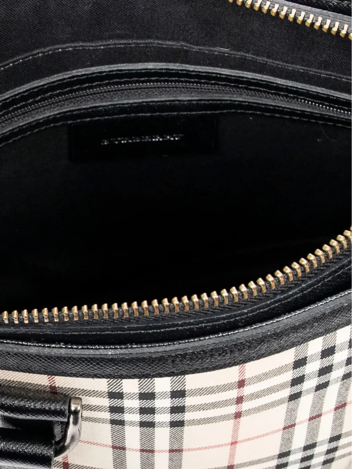 Burberry Pre-Owned 2000s チェック柄トップハンドバッグ - 画像4