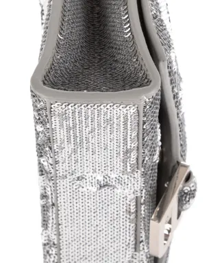 Balenciaga Pre-Owned スパンコール装飾チェーンバッグ - サムネイル4