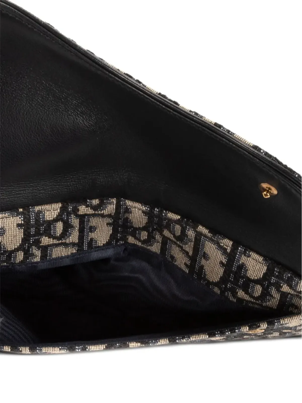 Christian Dior Pre-Owned サドルクラッチバッグ - 画像4