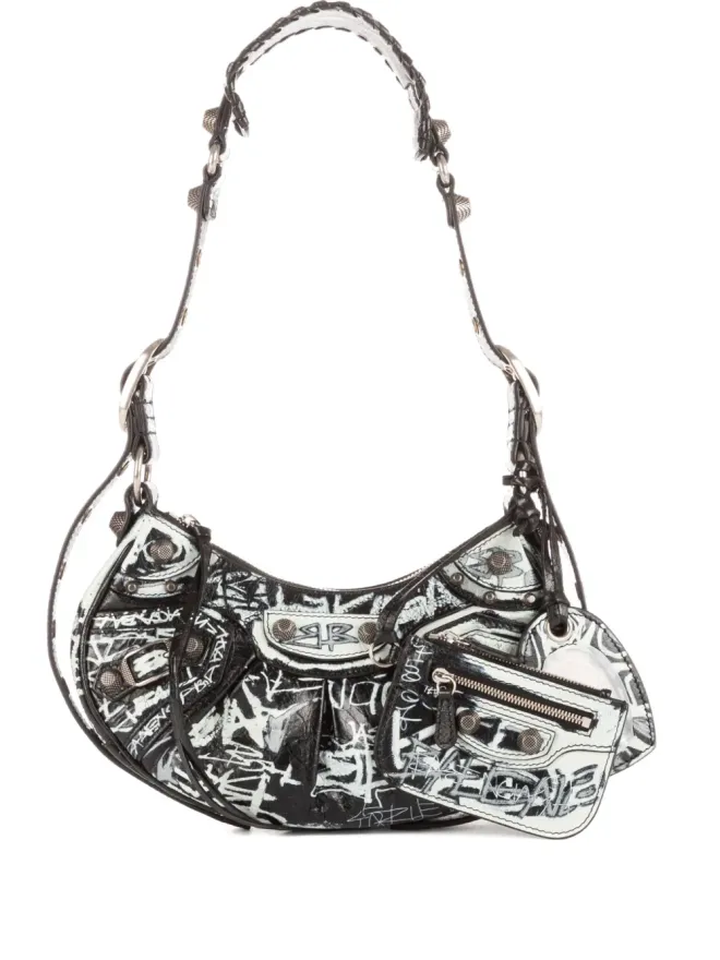 Balenciaga Pre-Owned Balenciaga Pre-Owned 2000 Agneau Arena ハンドバッグ - ブラックの商品画像