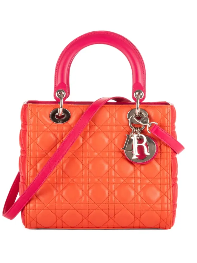Christian Dior Pre-Owned Christian Dior Pre-Owned 2000 Cannage Lady Dior ハンドバッグの商品画像