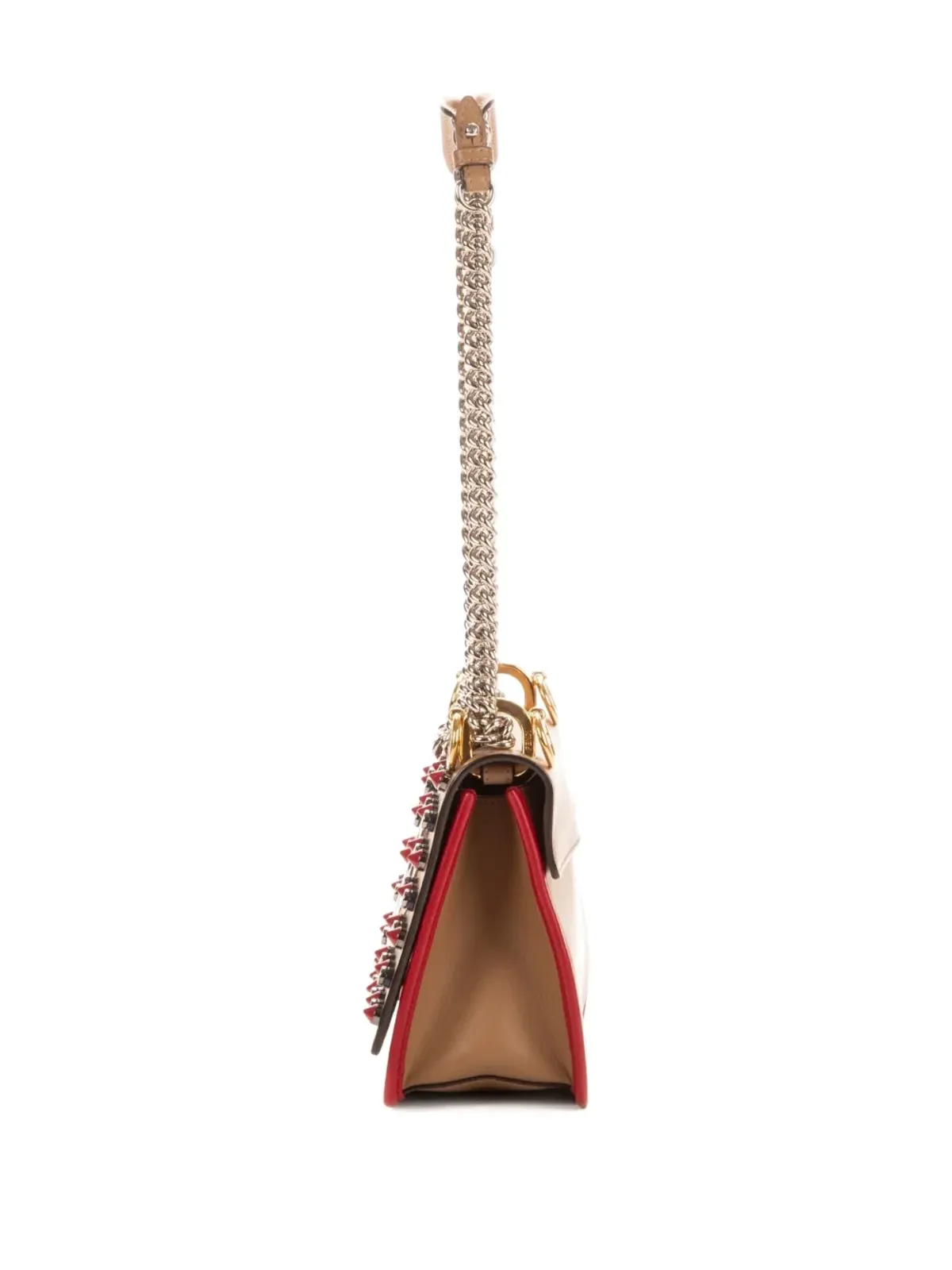 Fendi Pre-Owned 2000スタッズ付きショルダーバッグ - 画像4