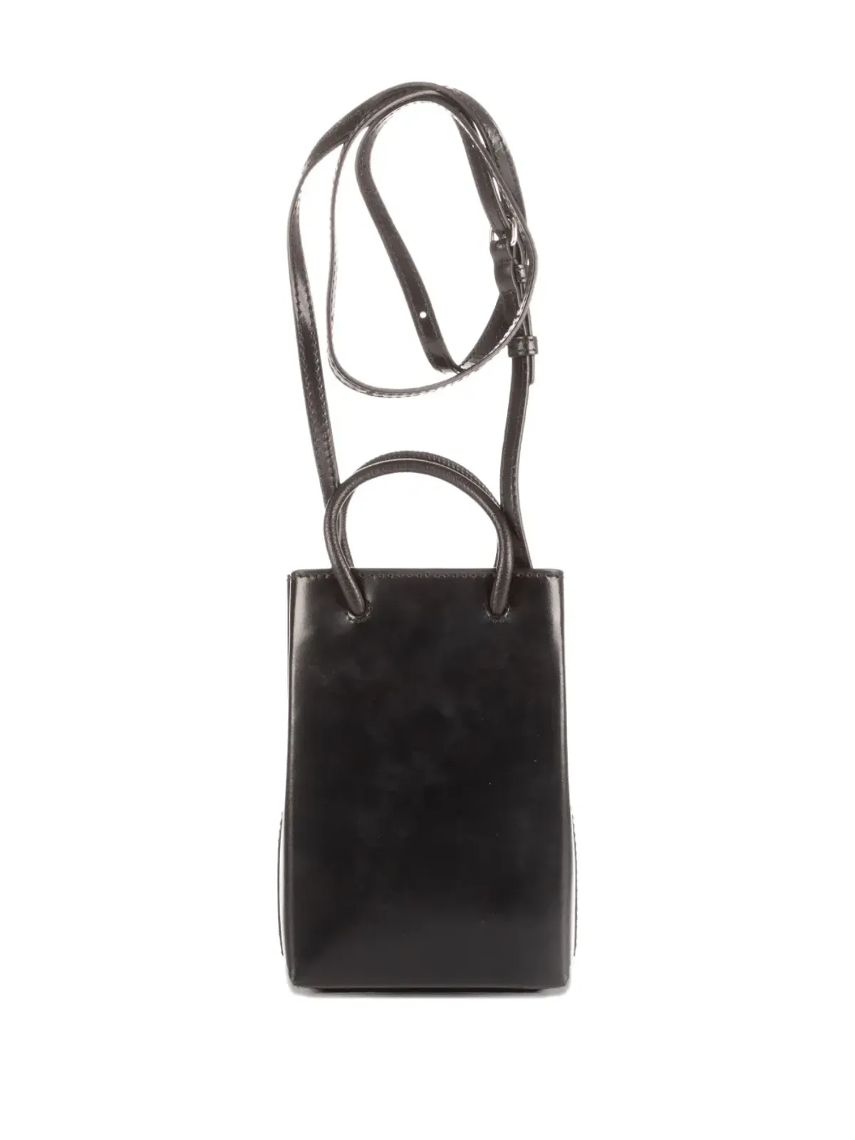 Balenciaga Pre-Owned ザ・シンプソンズ レザー ショルダーバッグ ブラック - 画像2
