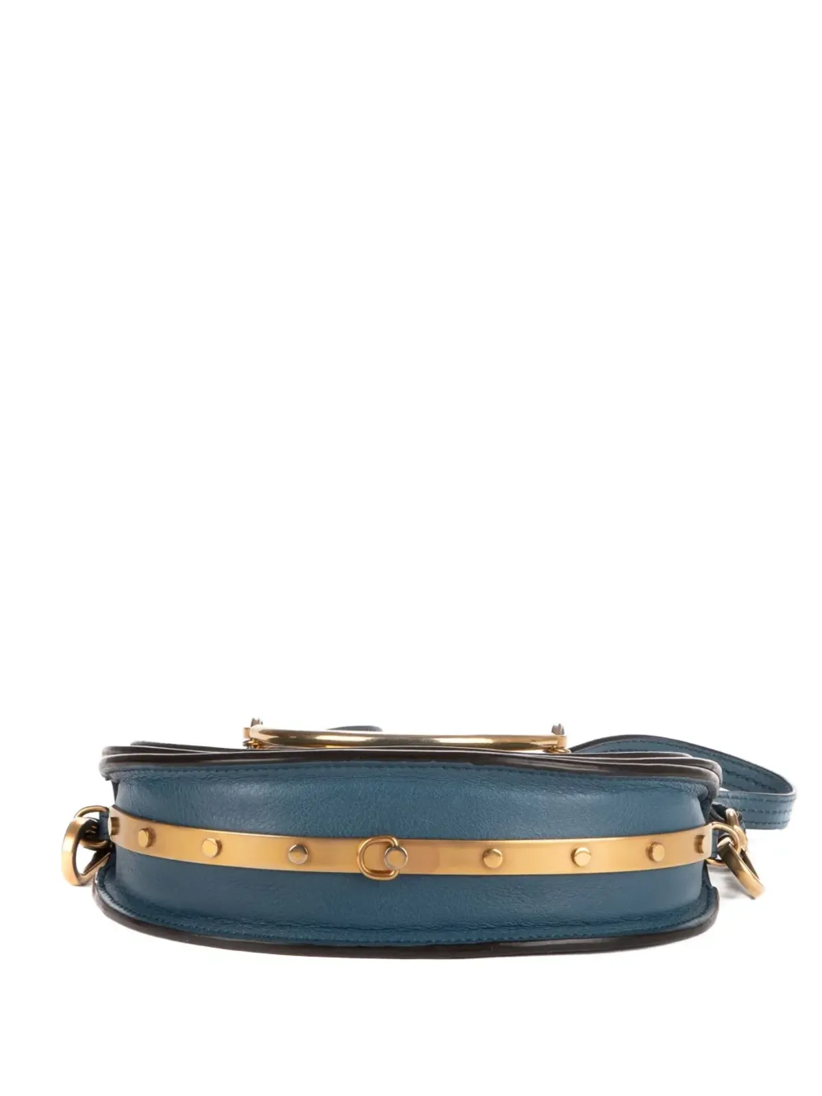 Chloé ビンテージ 半月形リングディテールショルダーバッグ - 画像3