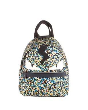 Fendi Pre-Owned アブストラクトプリントバックパック - Blue - サムネイル1