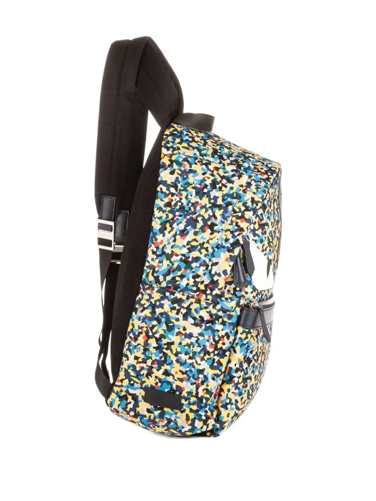 Fendi Pre-Owned アブストラクトプリントバックパック - Blue - 画像5