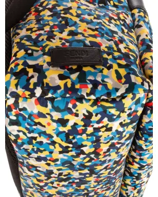 Fendi Pre-Owned アブストラクトプリントバックパック - Blue - サムネイル4