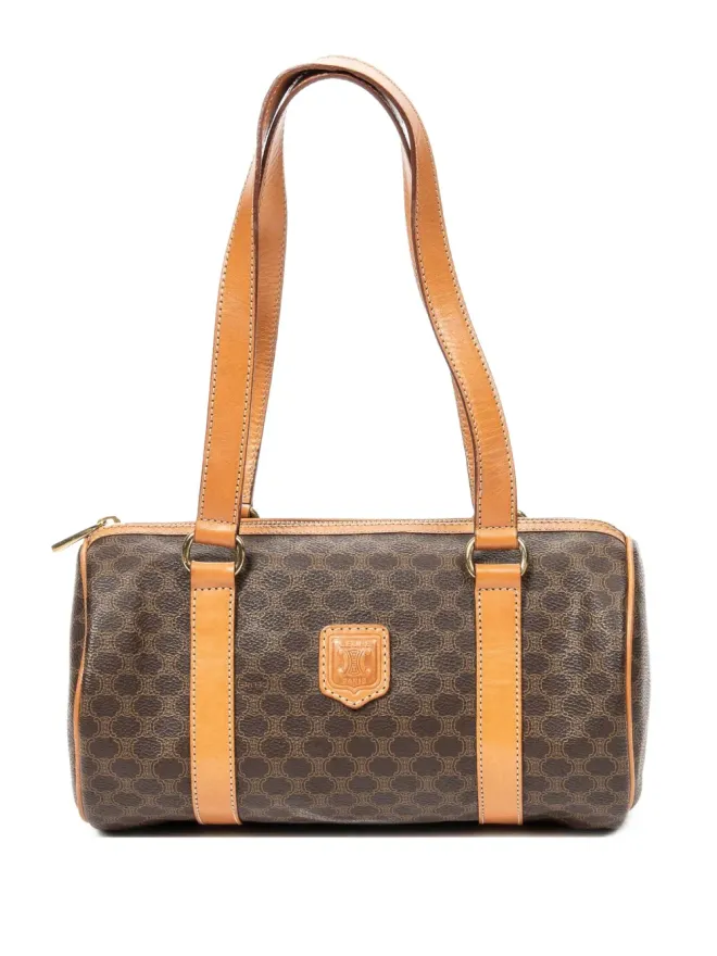 Celine Pre-Owned Celine 1990s Macadam-print バレルバッグの商品画像