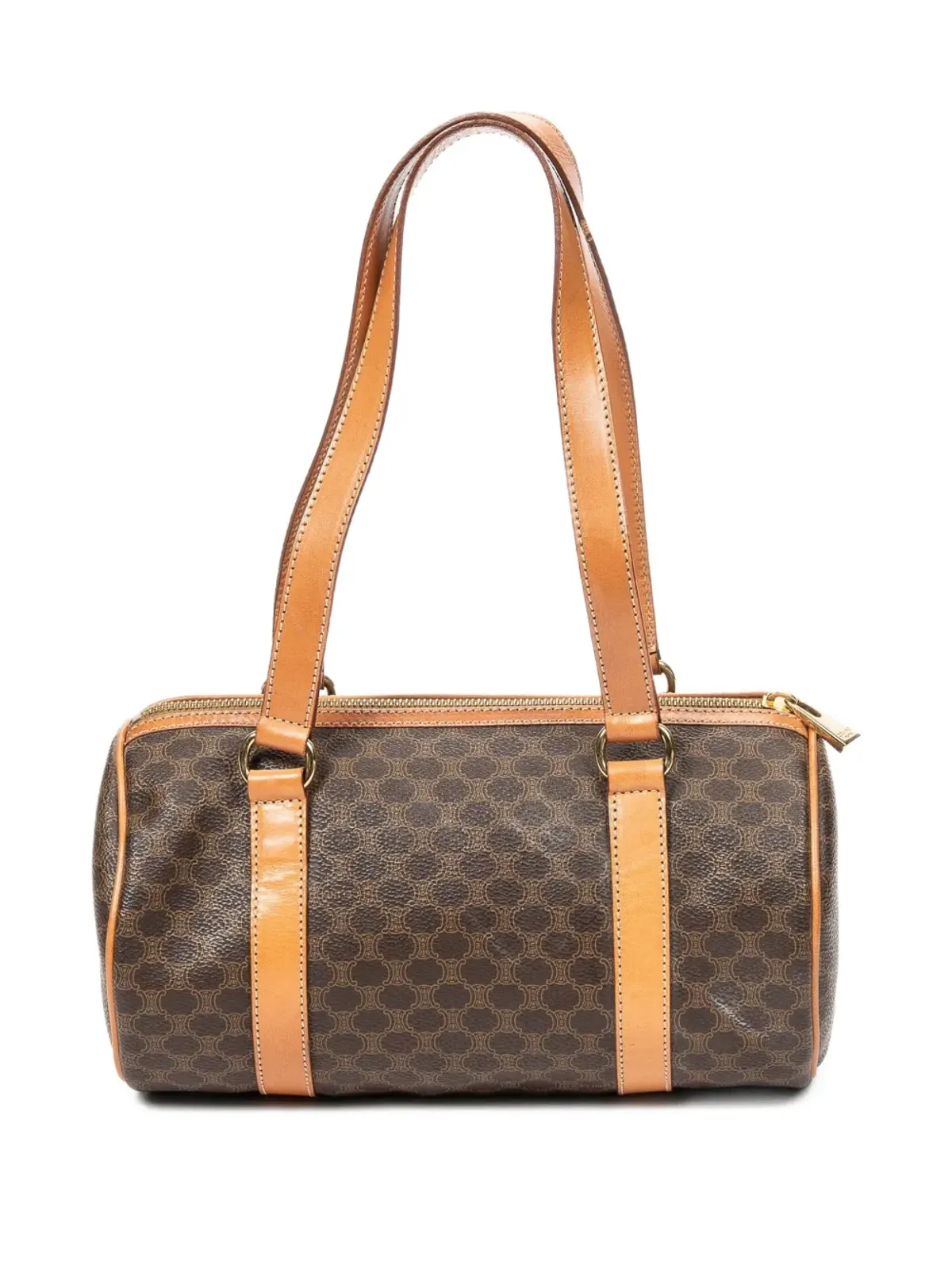 Celine 1990s Macadam-print バレルバッグ - 画像3