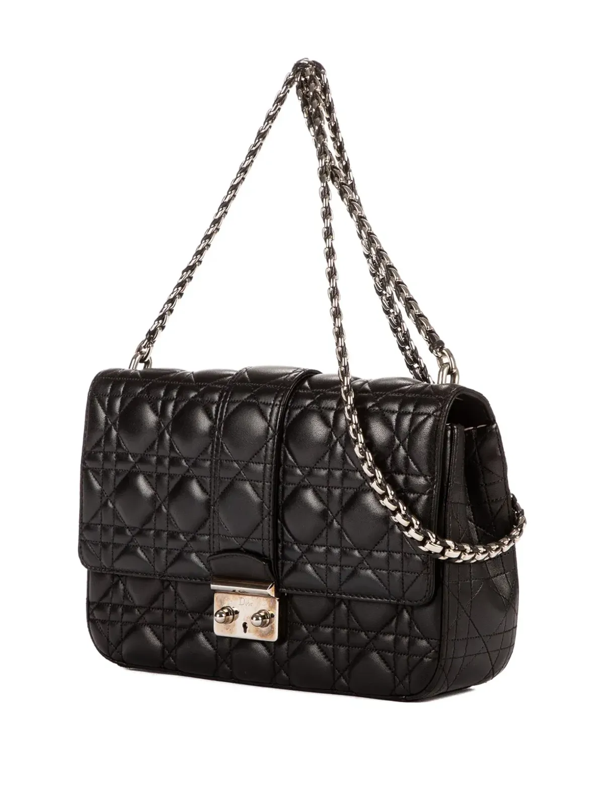 Christian Dior Pre-Owned キルテッドチェーンストラップ クロスボディバッグ - 画像3