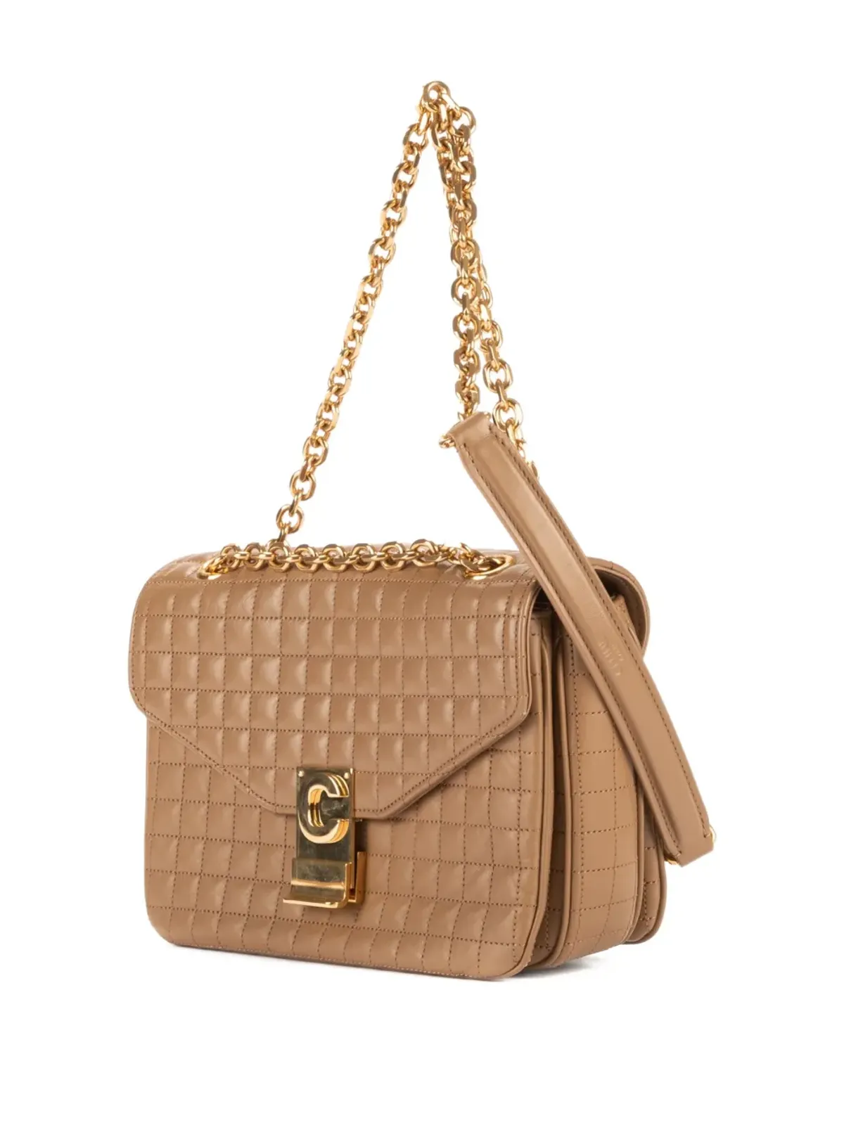 Celine ビンテージ C キルトショルダーバッグ - ブラウン - 画像2