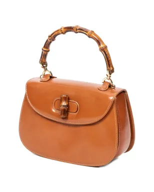 Gucci Pre-Owned 1990年代 バンブーハンドルレザーバッグ - サムネイル2