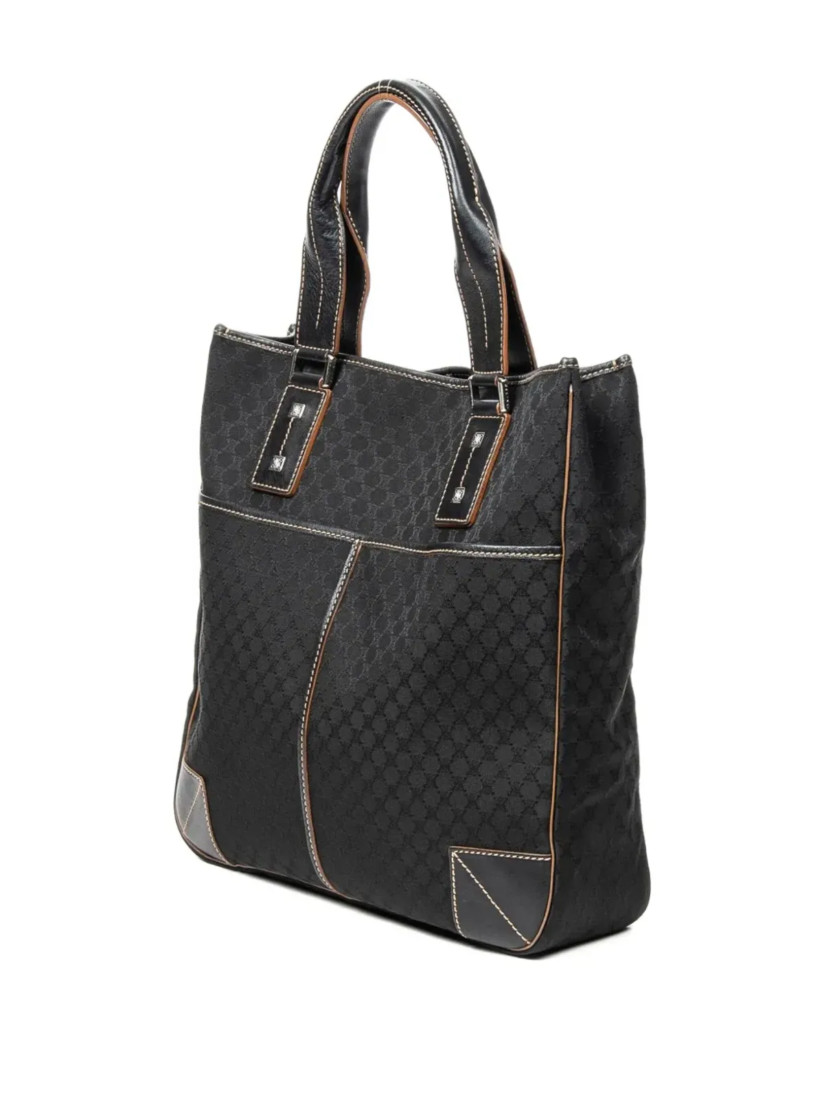 Celine Pre-Owned マカダム柄トートバッグ - 画像3