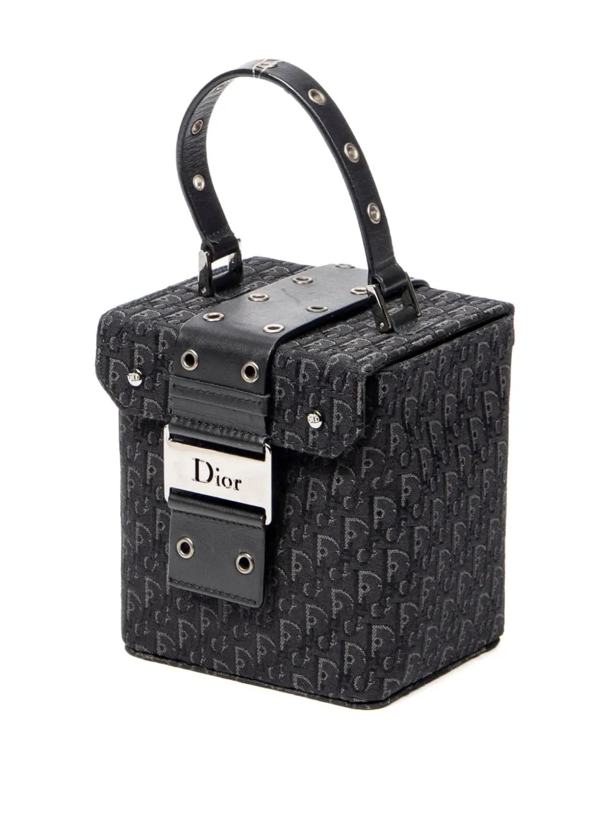 Christian Dior Pre-Owned 1990年代モノグラム ボックスバッグ ブラック - 画像3