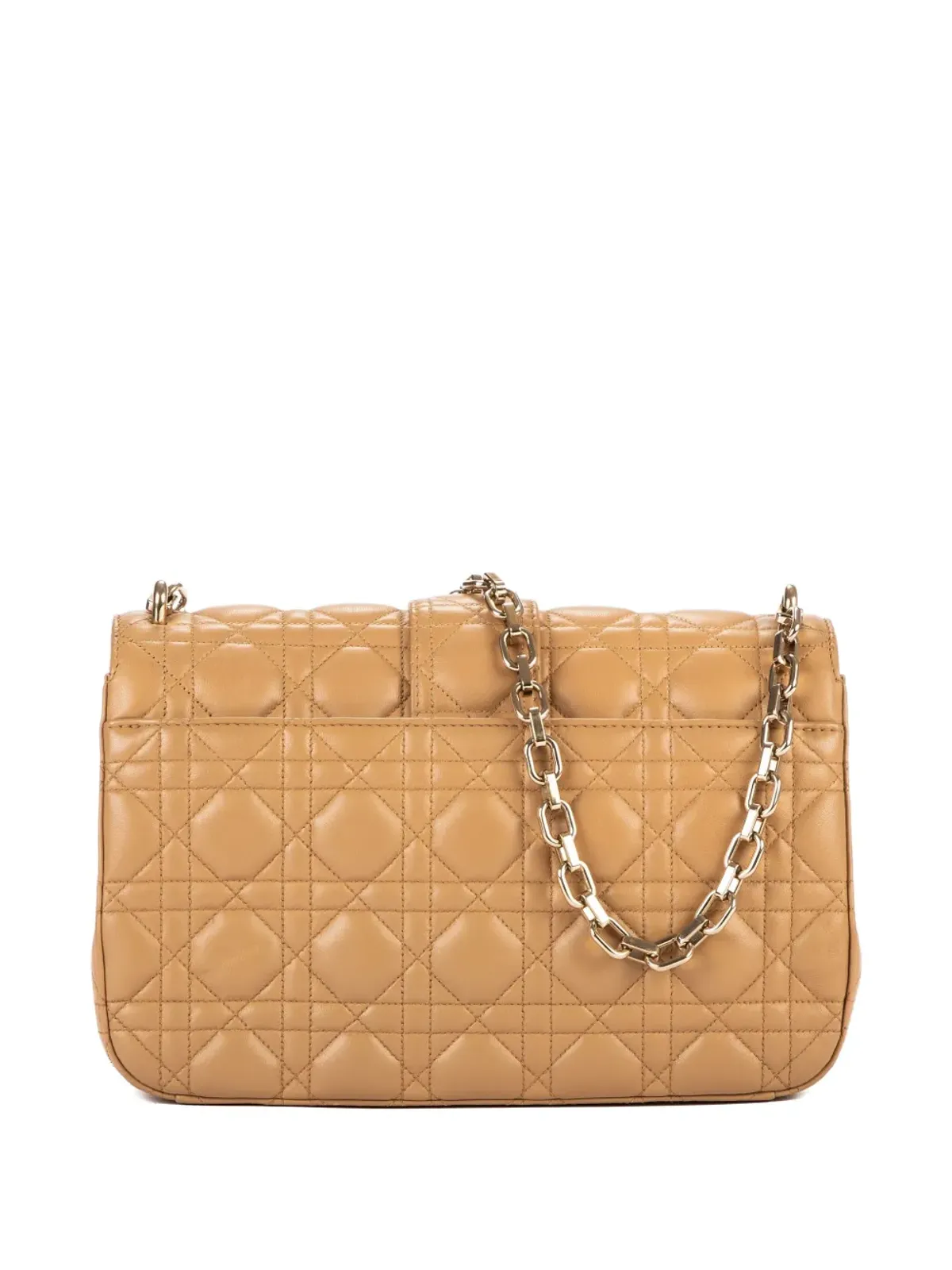 Christian Dior Pre-Owned Cannage-quilting chain shoulder bag - Neutrals - 画像2