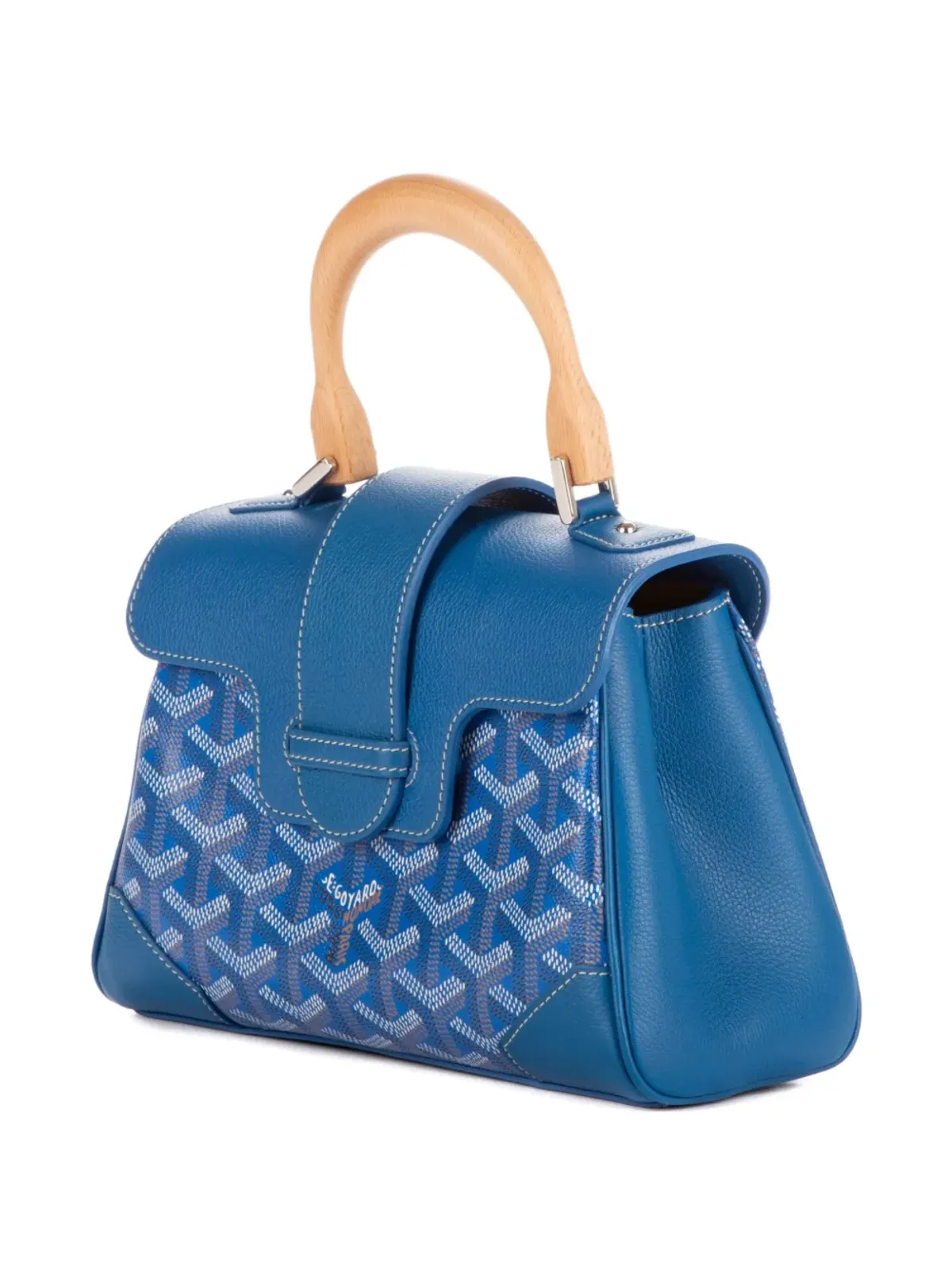 Goyard ビンテージ トップハンドルチェヴロンバッグ - 画像2