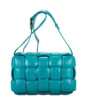 Bottega Veneta Pre-Owned パッド入りレザーショルダーバッグ ブルー - サムネイル2