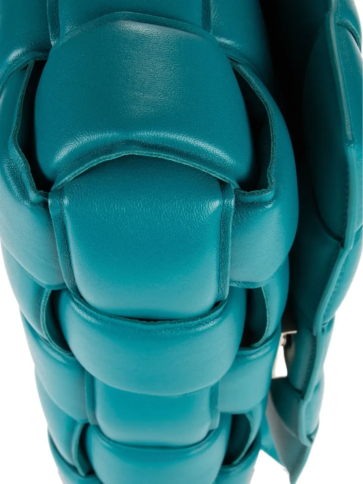 Bottega Veneta Pre-Owned パッド入りレザーショルダーバッグ ブルー - 画像4