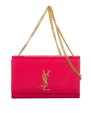 Saint Laurent Vintage ロゴプレート付きクロスボディバッグ - Pink - サムネイル1
