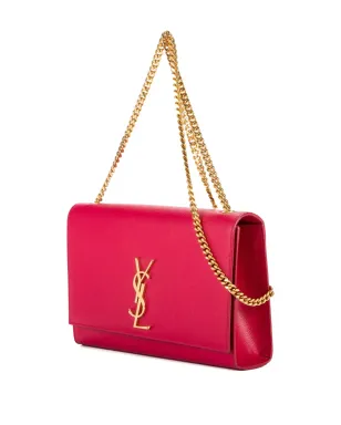 Saint Laurent Vintage ロゴプレート付きクロスボディバッグ - Pink - サムネイル3