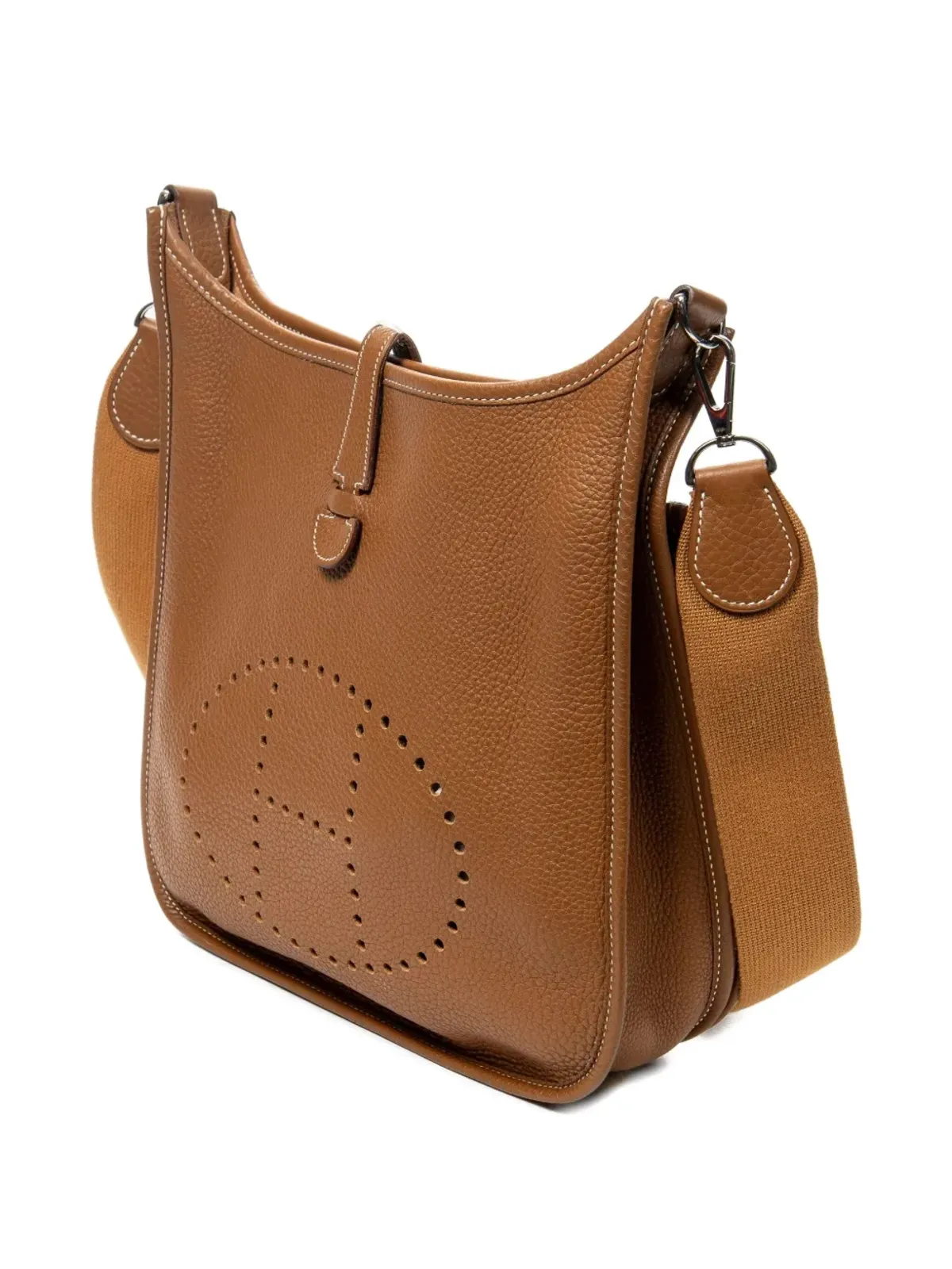 Hermès Pre-Owned 2000 ロゴ入りパンチングショルダーバッグ - 画像3
