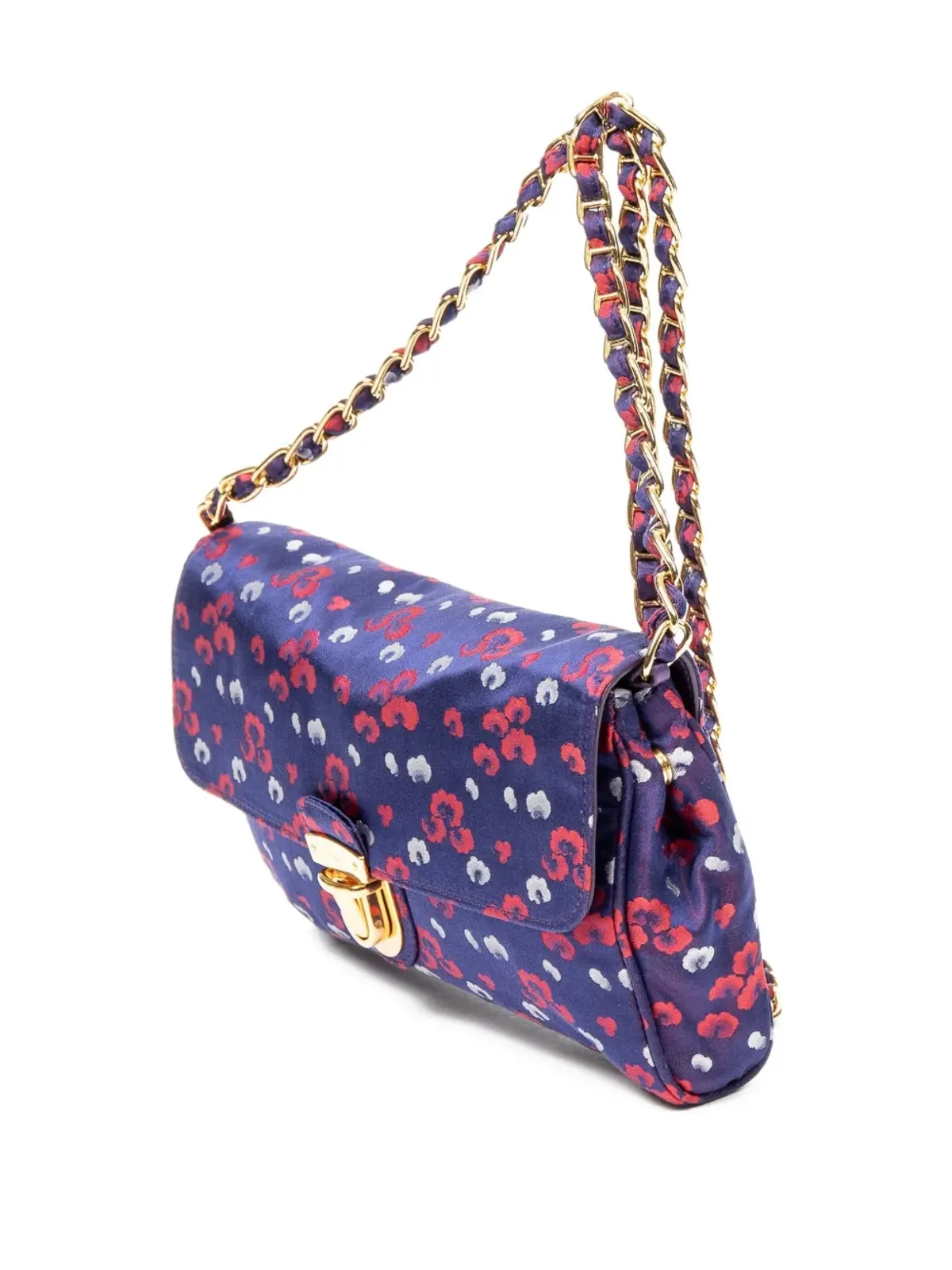 Prada Pre-Owned 花柄プリントショルダーバッグ - 画像3