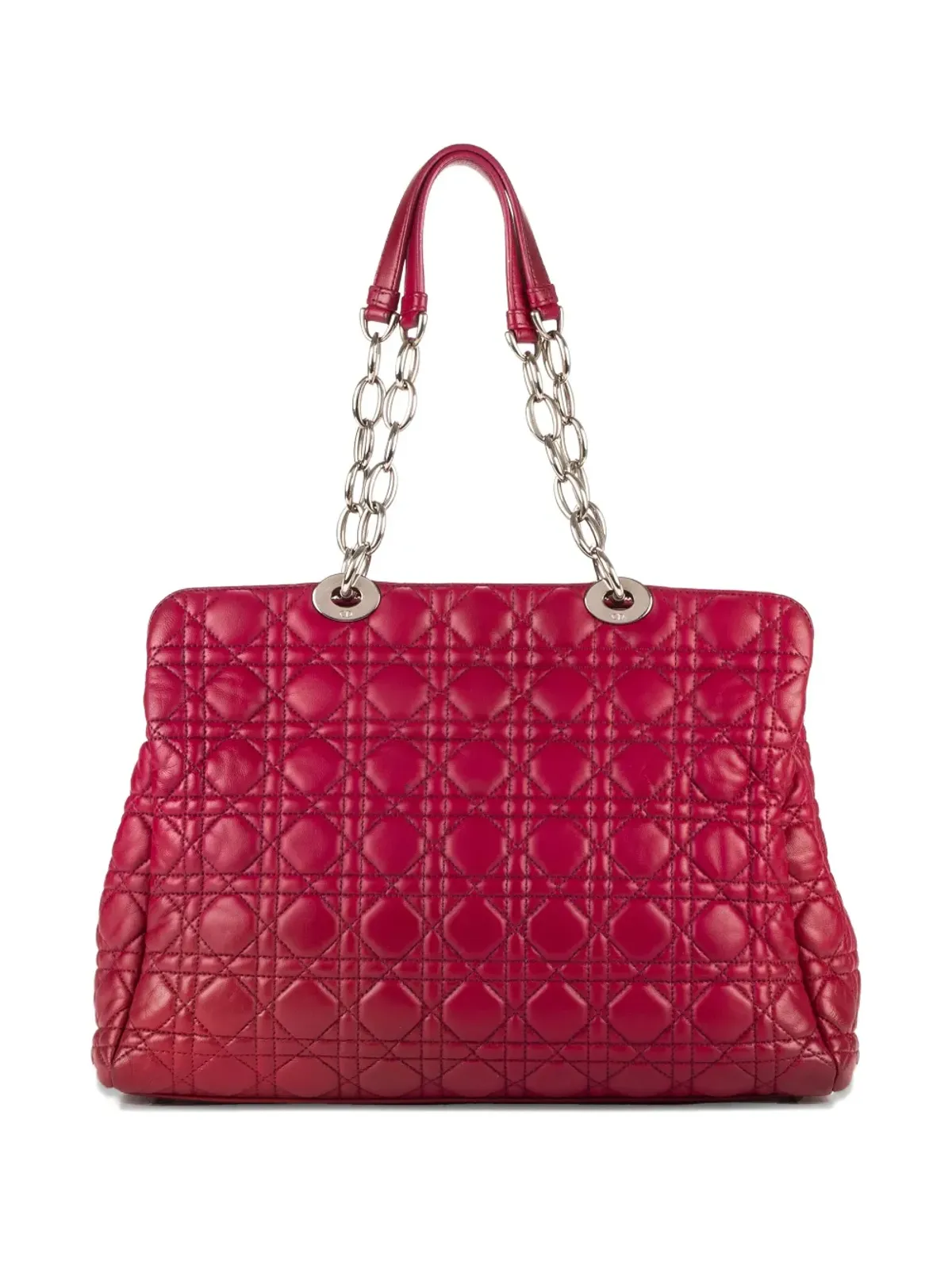 Christian Dior Pre-Owned 2000s quilted chain shoulder bag - Purple - 画像2