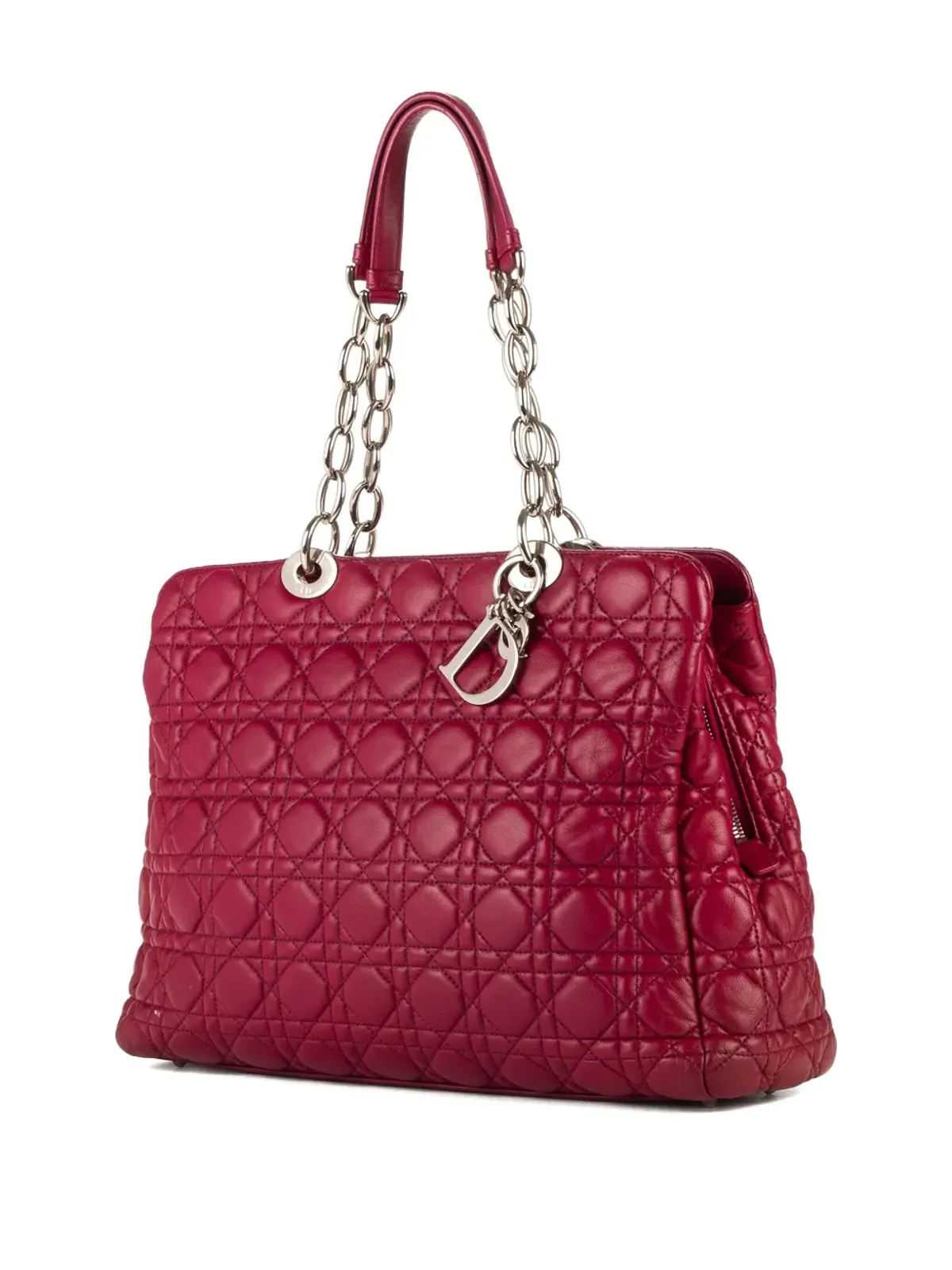 Christian Dior Pre-Owned 2000s quilted chain shoulder bag - Purple - 画像3