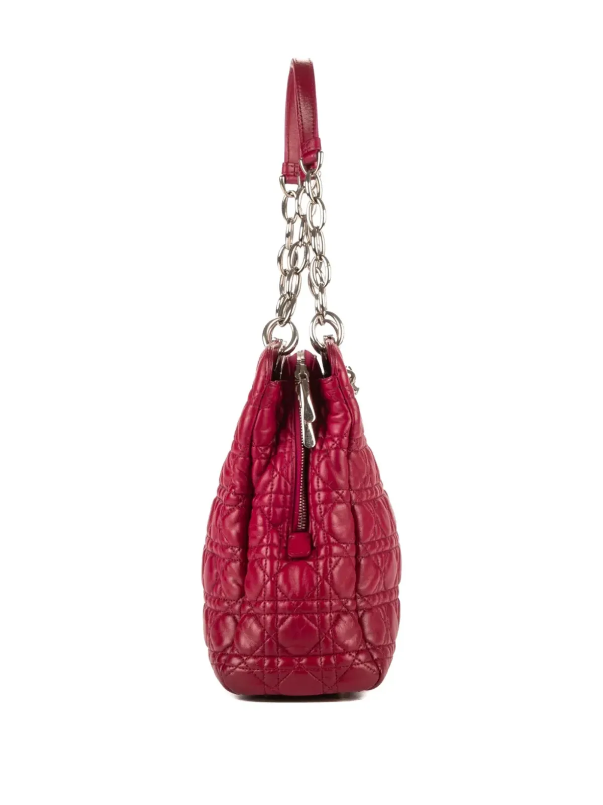 Christian Dior Pre-Owned 2000s quilted chain shoulder bag - Purple - 画像4
