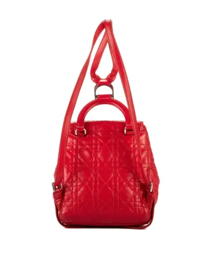 Christian Dior Pre-Owned キルティング ロゴプレート バックパック - サムネイル3