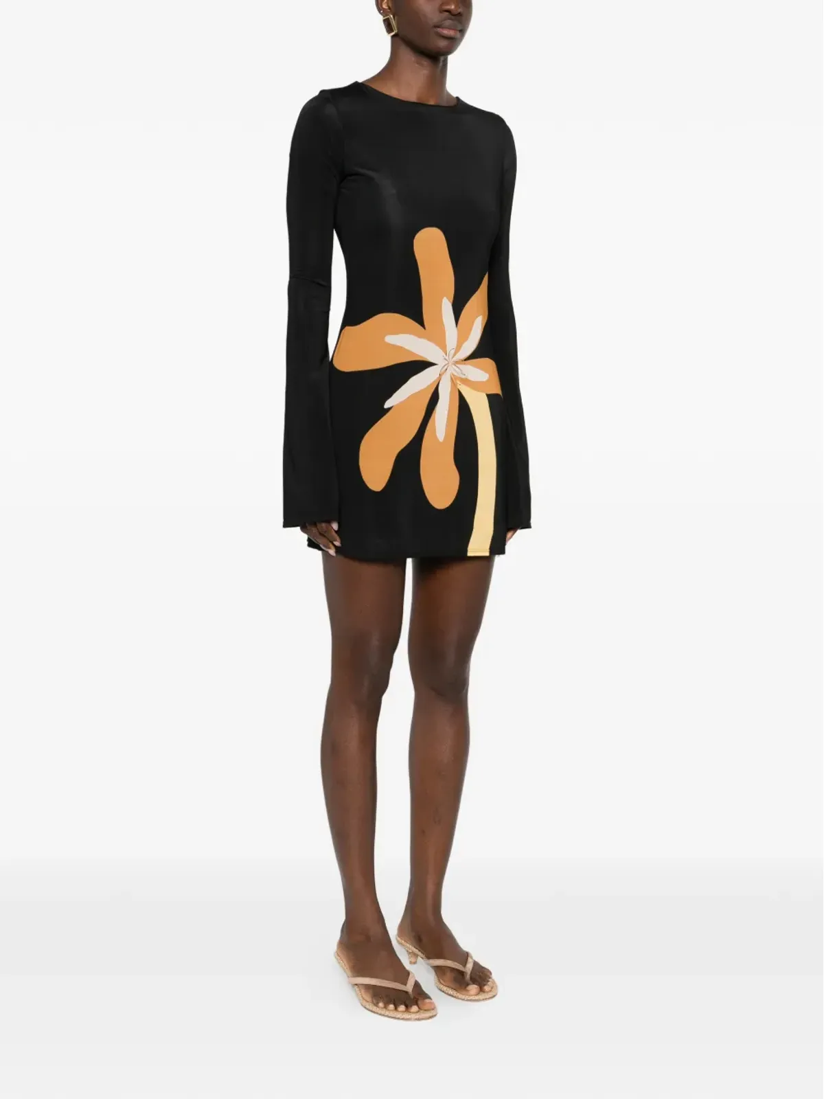 Cala de la Cruz マイシャ ロングスリーブ ミニドレス - 画像3